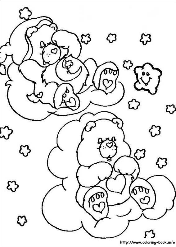 The Care Bears coloring picture